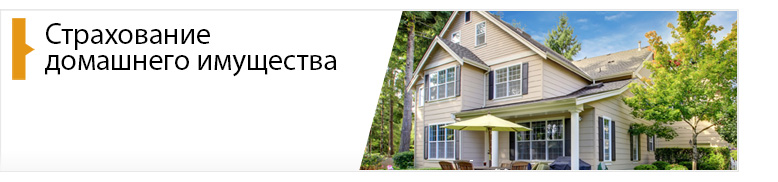 Страхование домашнего имущества